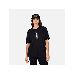 Unisexové tričko ROSSIGNOL SUPER TEE, černé Unisexové tričko ROSSIGNOL SUPER TEE, černé
