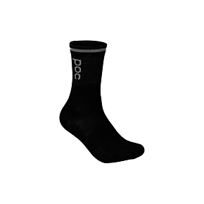 Cyklistické ponožky POC Thermal Sock Mid, černé Cyklistické ponožky POC Thermal Sock Mid, černé