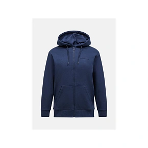 Pánská mikina Peak Performance M Original Small Logo Zip, barva: tmavě modrá Pánská mikina Peak Performance M Original Small Logo Zip, barva: tmavě modrá