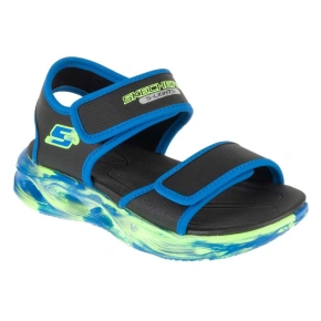 Skechers S-Lights: Sola Glow Sandal - Fusion Brights 407032L-BKBL Black 28 Skechers S-Lights: Sola Glow Sandal - Fusion Brights 407032L-BKBL Black 28