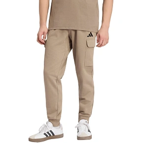 Pánské kalhoty adidas Essentials Feelcozy Cargo, béžové, KF2384 Pánské kalhoty adidas Essentials Feelcozy Cargo, béžové, KF2384