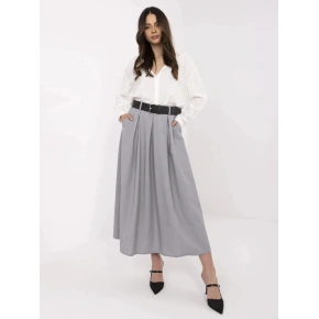 Dámská dlouhá sukně MI SD 88653.89 Šedá - FPrice