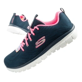 Skechers Graceful-Get dámské sportovní boty pohodlné lehké prodyšné tmavě modré dámské