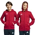 Dětská mikina adidas Entrada 26 Full Zip Hoodie červená KH1781