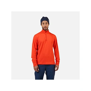 Pánská mikina ROSSIGNOL MID LAYER STRETCH HZ, oranžová