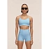 Sportovní podprsenka CASALL Sleek Strappy Sports Bra, modrá barva