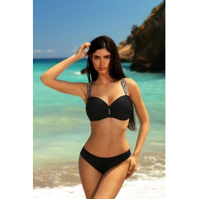 Dámské dvoudílné plavky plavky  Athens 4  S730V1AH4 Černá se zlatou - Self