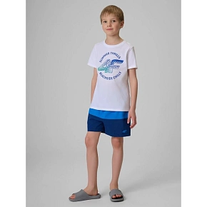 Chlapecké plážové šortky boardshorts 4F 4FJWSS26UBDSM203-31S