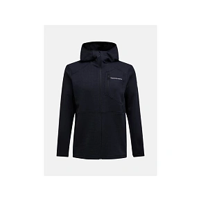 Pánská mikina PEAK PERFORMANCE M Trail Polartec Zip Hood, černá