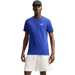 Pánské tričko Nike Club Tee, modré, AR4997, velikost 417