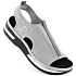 Pohodlné nazouvací sandály Rieker W RKR686 metallic
