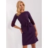 Dámské šaty LK SK 507310.21P Tmavě fialová - FPrice