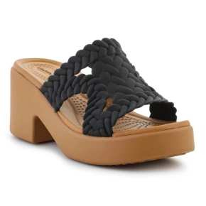 Žabky Crocs Brooklyn Woven Slide Heel W 209979-001