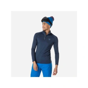 Rossignol Classique 1/2 Zip T-shirt navy blue pánské