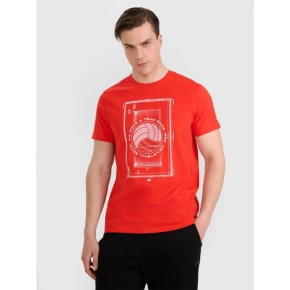 Pánské volejbalové tričko s potiskem 4F 4FRAW25TTSHM3236-62S pánské Pánské volejbalové tričko s potiskem 4F 4FRAW25TTSHM3236-62S pánské