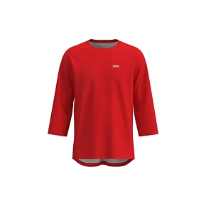 Cyklistické tričko POC M's Motion Air 3/4 Jersey, červené Cyklistické tričko POC M's Motion Air 3/4 Jersey, červené