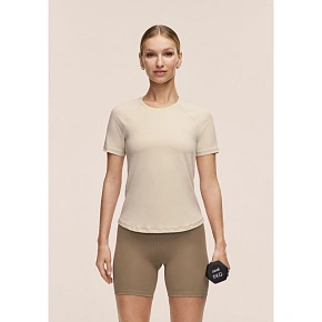 Dámské tričko CASALL Essential Tee, barva: béžová Dámské tričko CASALL Essential Tee, barva: béžová