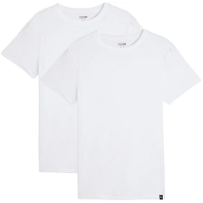 Pánské tričko Puma Everyday Crew Neck Tee, 2 ks, bílé, 947245 02 Pánské tričko Puma Everyday Crew Neck Tee, 2 ks, bílé, 947245 02