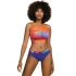 Dámské dvoudílné plavky S47N-33 Active Sport oranžová-tmavě modrá - Self