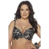 Dámská plavková podprsenka SK-185 Mocca s černou - AVA