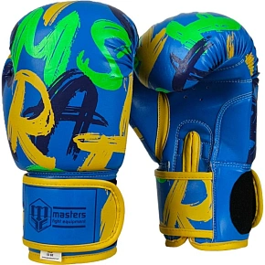 Boxerské rukavice MASTERS RPU-VIBEZ 10 oz BLUE Boxerské rukavice MASTERS RPU-VIBEZ 10 oz BLUE