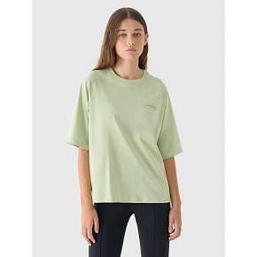 Dámské tričko oversize s potiskem 4F 4FRAW24TTSHF2583-44S Dámské tričko oversize s potiskem 4F 4FRAW24TTSHF2583-44S