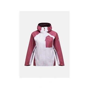 Dámská bunda PEAK PERFORMANCE W Trail Hipe 3L Shell Jacket, šedá Dámská bunda PEAK PERFORMANCE W Trail Hipe 3L Shell Jacket, šedá