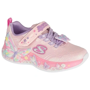 Skechers S-Lights: Butterfly Bliss 303065L-LPMT Růžové 31 Skechers S-Lights: Butterfly Bliss 303065L-LPMT Růžové 31