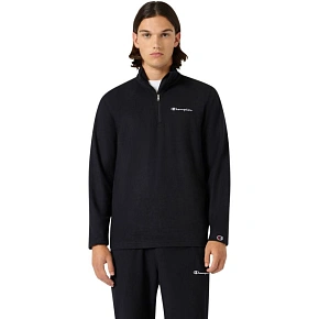 Mikina fleecová pánská Champion Half Zip Top černá 220446 KK001 Mikina fleecová pánská Champion Half Zip Top černá 220446 KK001