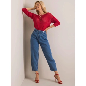 Dámské džíny s vysokým pasem SP-888 - RUE PARIS