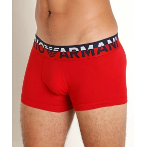 Pánské boxerky 111389 3F516 00774 červené - Emporio Armani