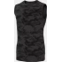 Pánské tričko bez rukávu D4L20 TSM306M Khaki černá- 4F