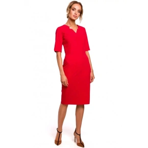 Dámské šaty M455 červená - MOE