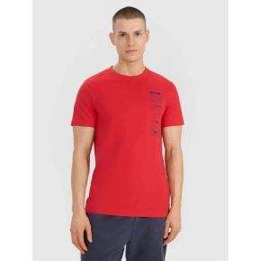 Pánské tričko s potiskem 4F 4FRSS25TTSHM2982-62S Pánské tričko s potiskem 4F 4FRSS25TTSHM2982-62S