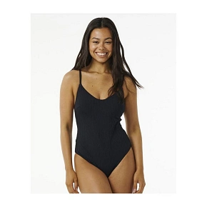 Jednodílné plavky RIP CURL Premium Surf Cheeky 1Pc, černé Jednodílné plavky RIP CURL Premium Surf Cheeky 1Pc, černé