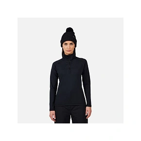 Dámská mikina ROSSIGNOL W MID LAYER STRETCH HZ, černá Dámská mikina ROSSIGNOL W MID LAYER STRETCH HZ, černá
