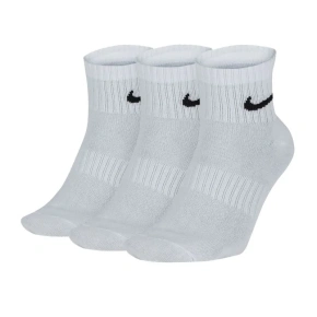 Pánské lehké ponožky Everyday Ankle 3Pak M SX7677-100 - Nike