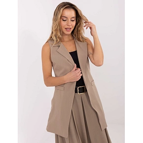 Dámská vesta FL5069.84 béžová - FPrice