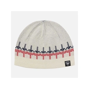 Čepice ROSSIGNOL PATTERNED BEANIE, bílá