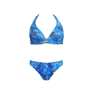 Dámské dvoudílné plavky Bora Bora 8 S115 BR8-2 Tmavě modrá vzor - Self
