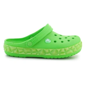 Crocs Crocs Croc Band Geometric Glow Band Clog K Jr 210132-3WA dětské žabky