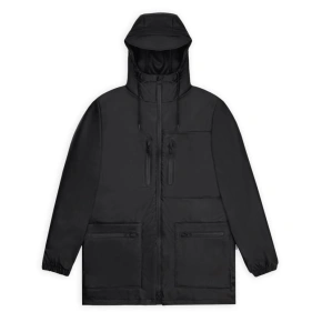 Bunda do deště Rains CARGO LONG JACKET W3 12060 01 BLACK
