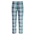 Pánské pyžamové kalhoty 500772H B90 čtyrkysovomodré káro - Jockey