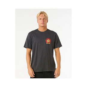Tričko RIP CURL Shaper Address Tee, černé Tričko RIP CURL Shaper Address Tee, černé