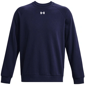 Pánská mikina Under Armour Rival Fleece Crew, tmavě modrá, 1379755, 410 S Pánská mikina Under Armour Rival Fleece Crew, tmavě modrá, 1379755, 410 S