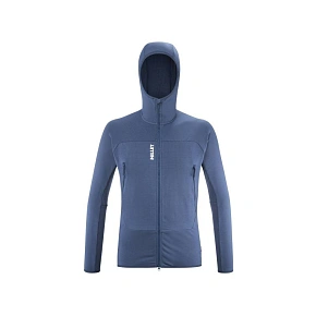 Bunda MILLET M Fusion Grid Hoodie, tmavě modrá Bunda MILLET M Fusion Grid Hoodie, tmavě modrá