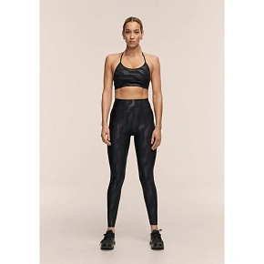 Dámské tréninkové legíny CASALL Heat Printed High Waist Tights, černé