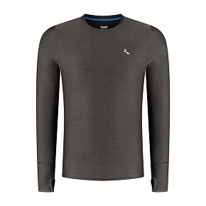 Tričko Rogelli LM ESSENTIAL, barva plum, velikost M Tričko Rogelli LM ESSENTIAL, barva plum, velikost M