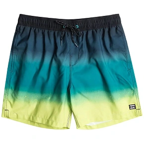 Šortky Billabong All Day Fade 16" EBYJV00121-BLK, zelené, velikost L