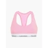 Sportovní podprsenka F3785E - TOE - Pastelově růžová - Calvin Klein